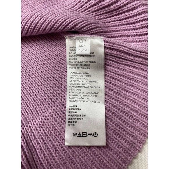 Free‎ People Short Mini Skirt Womens MEDIUM Lilac Purple Rib Stretchy Flare NEW - Picture 6 of 10